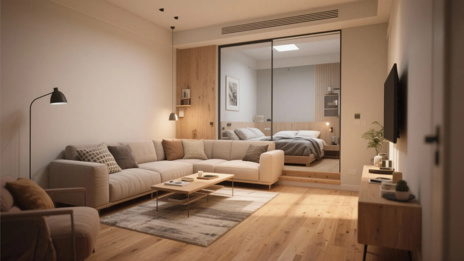 6. L-Shaped Layout to Define Zones