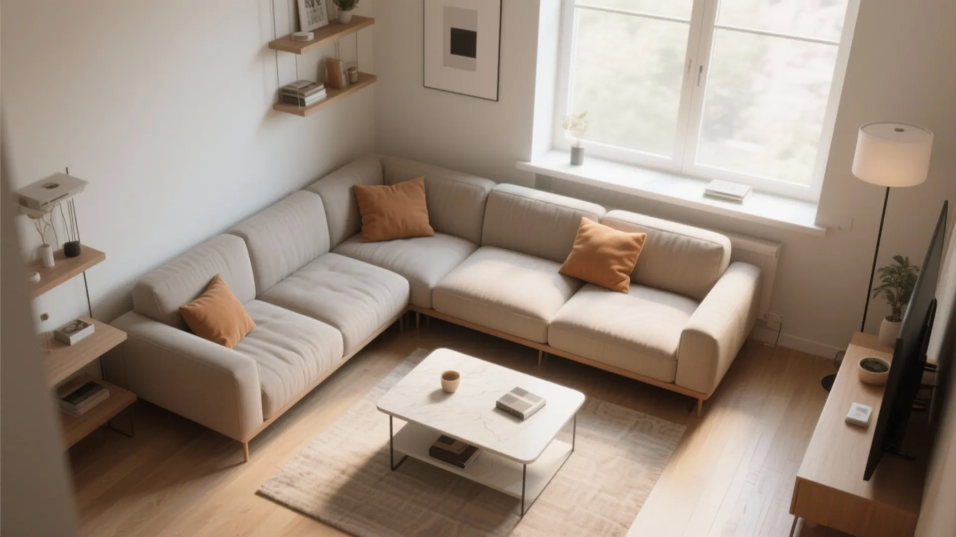 3. L-shaped Furniture Arrangements