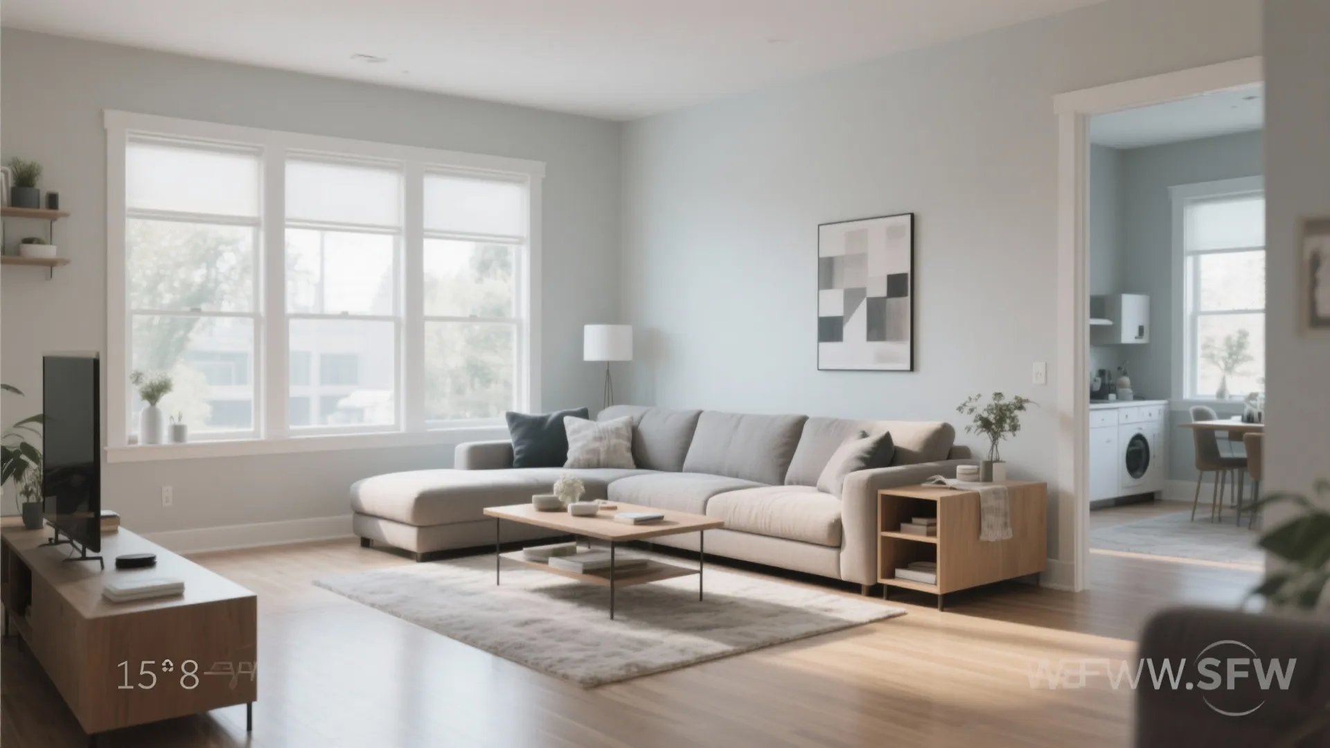 6. L-Shaped Furniture Arrangement