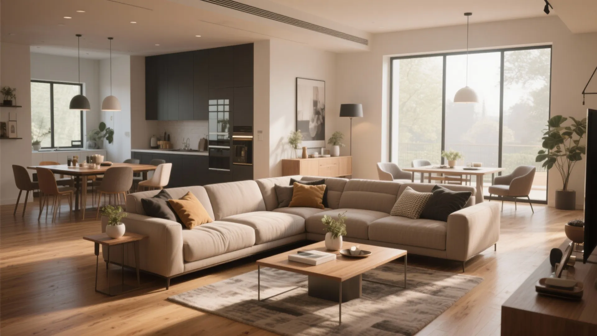 3. L-Shaped Living Room Layout