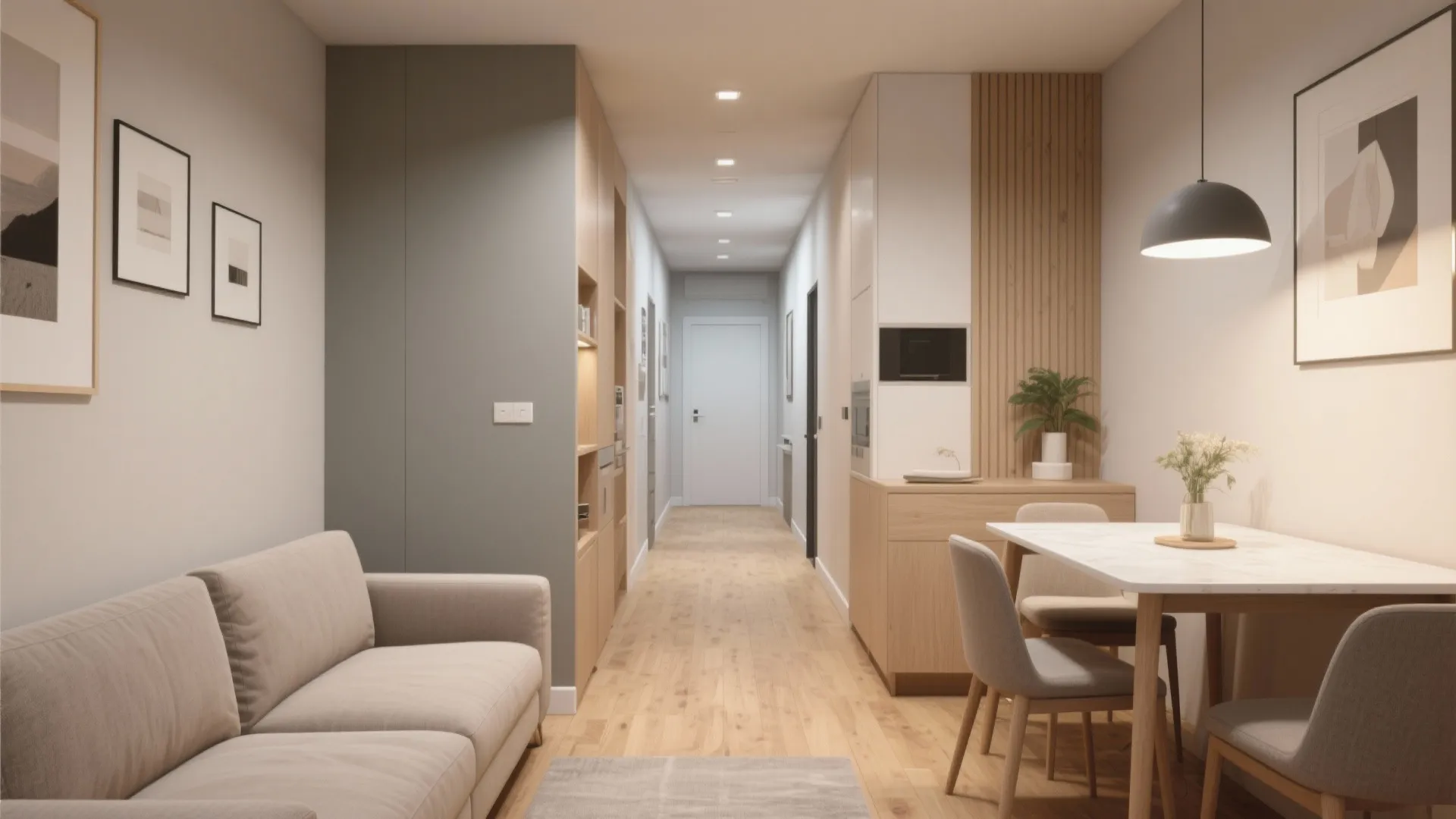 3. L-Shaped Furniture Arrangement