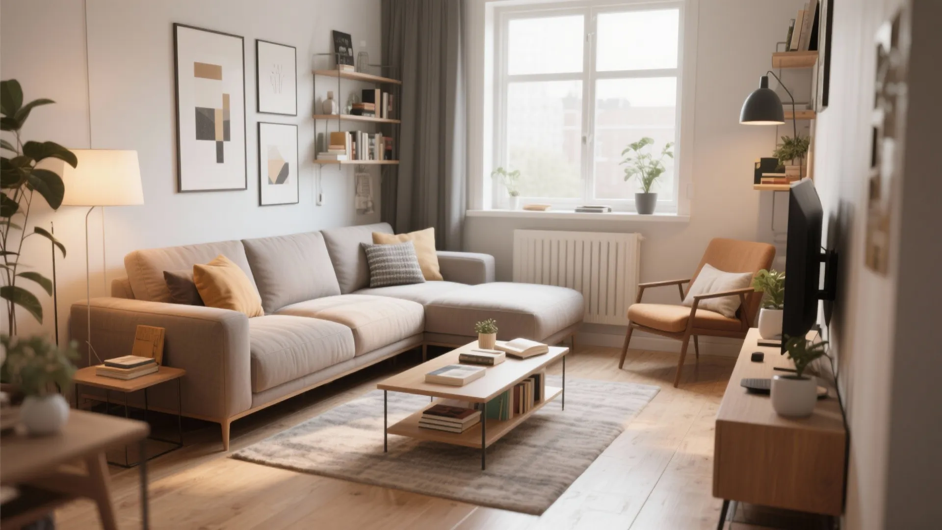 6. L-Shaped Layout for Seating