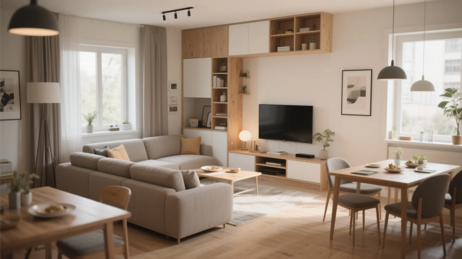 L-Shaped Furniture Arrangement