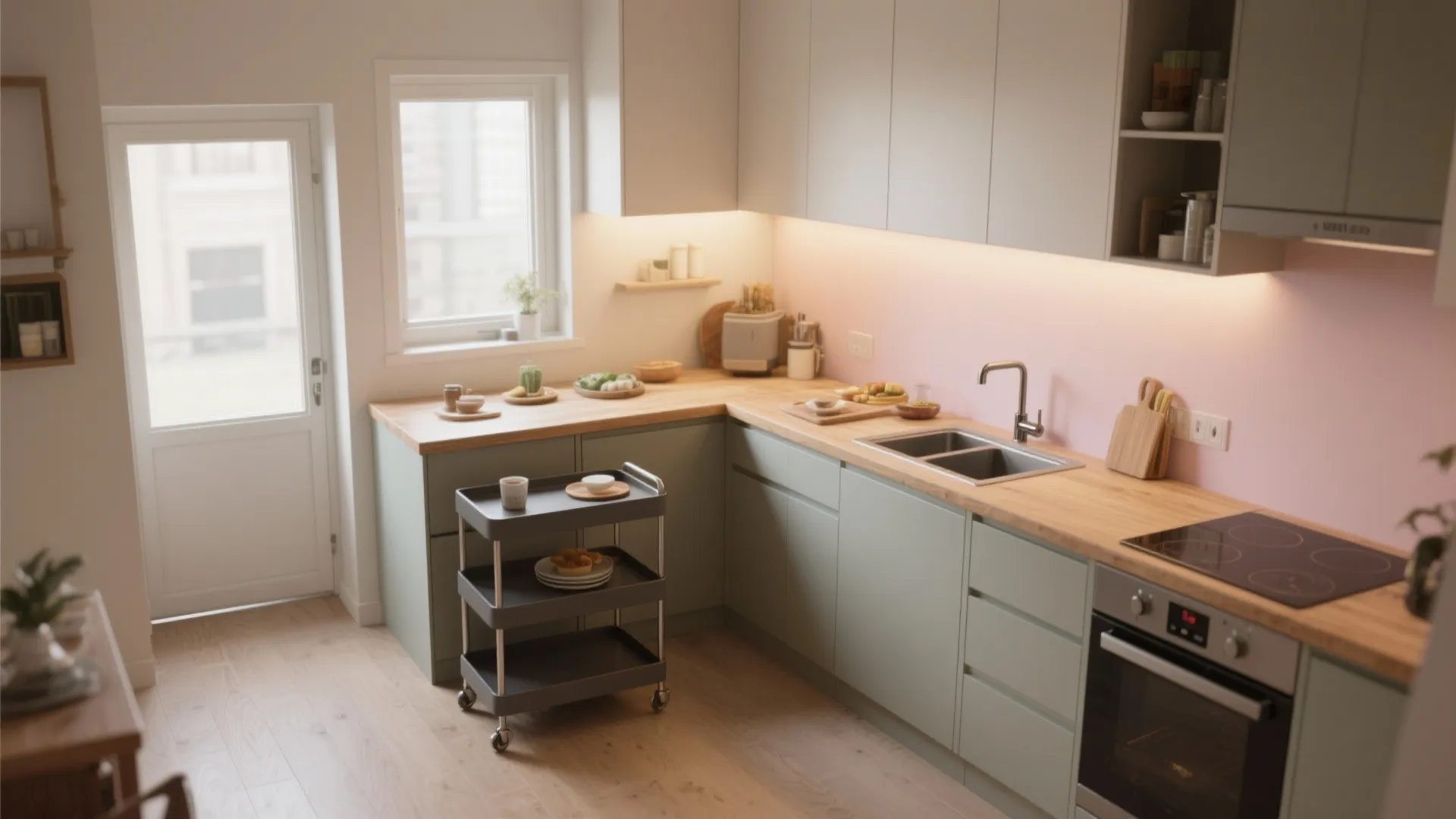 L-Shaped Compact Layout