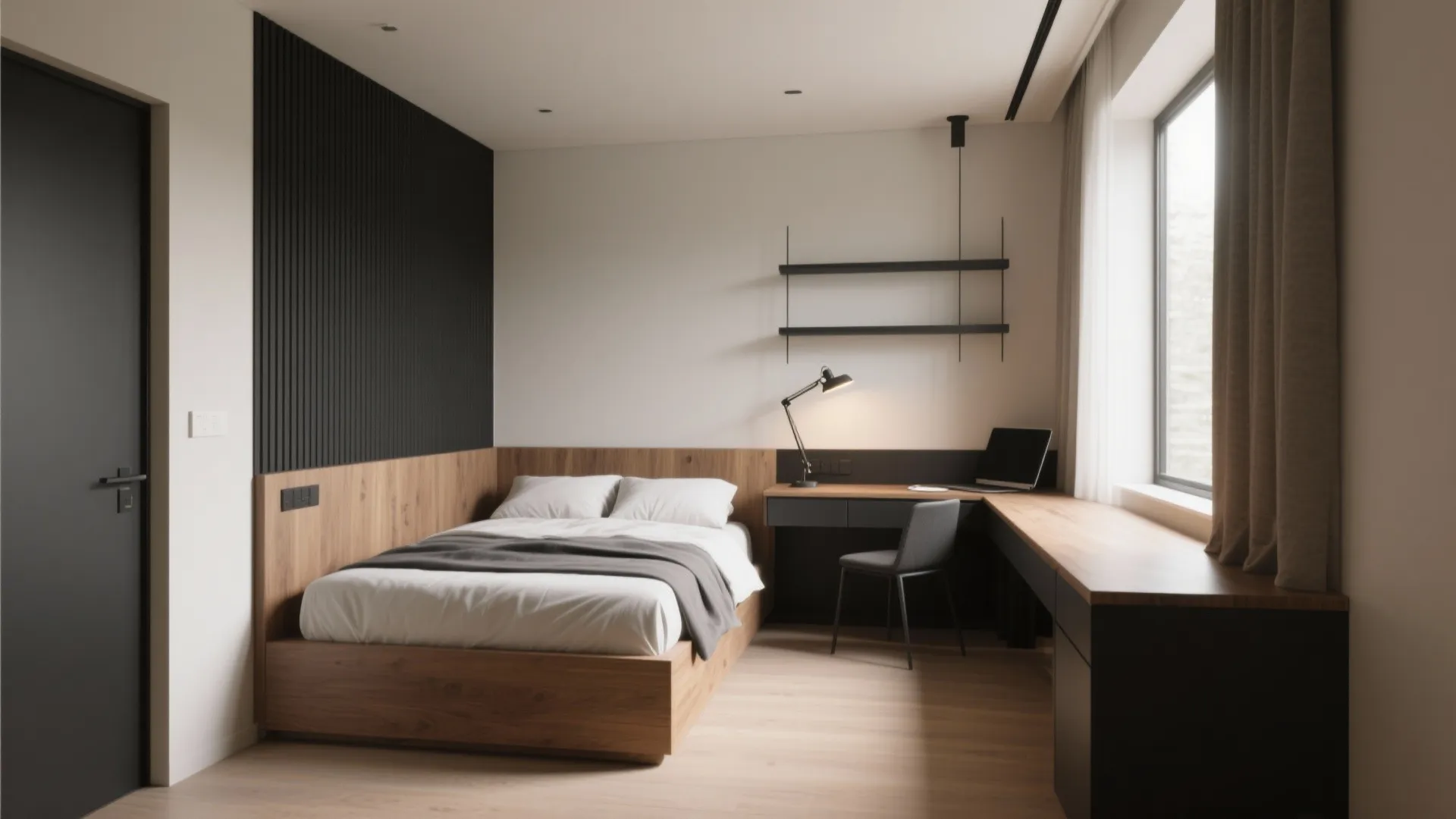 L-Shaped Layout for Multi-Zone Use