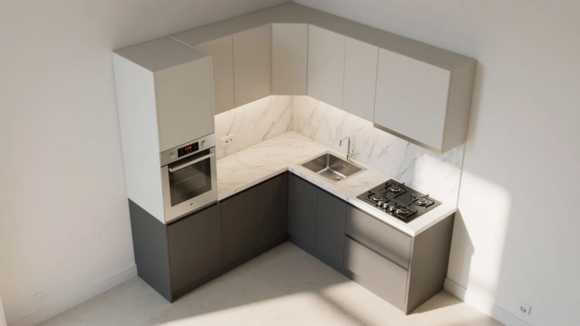 [Section] L Shaped Two Tone Layouts