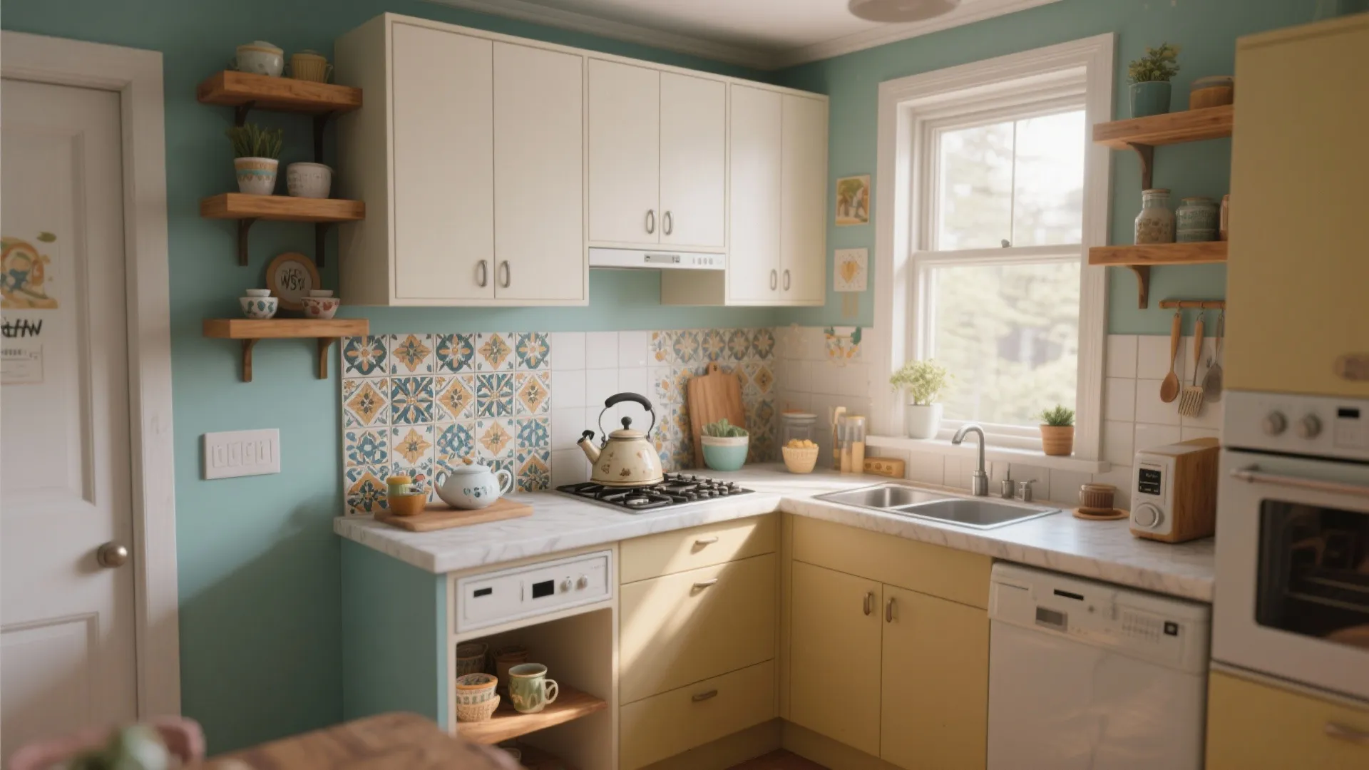 3. L-Shaped Layout with Playful Zones