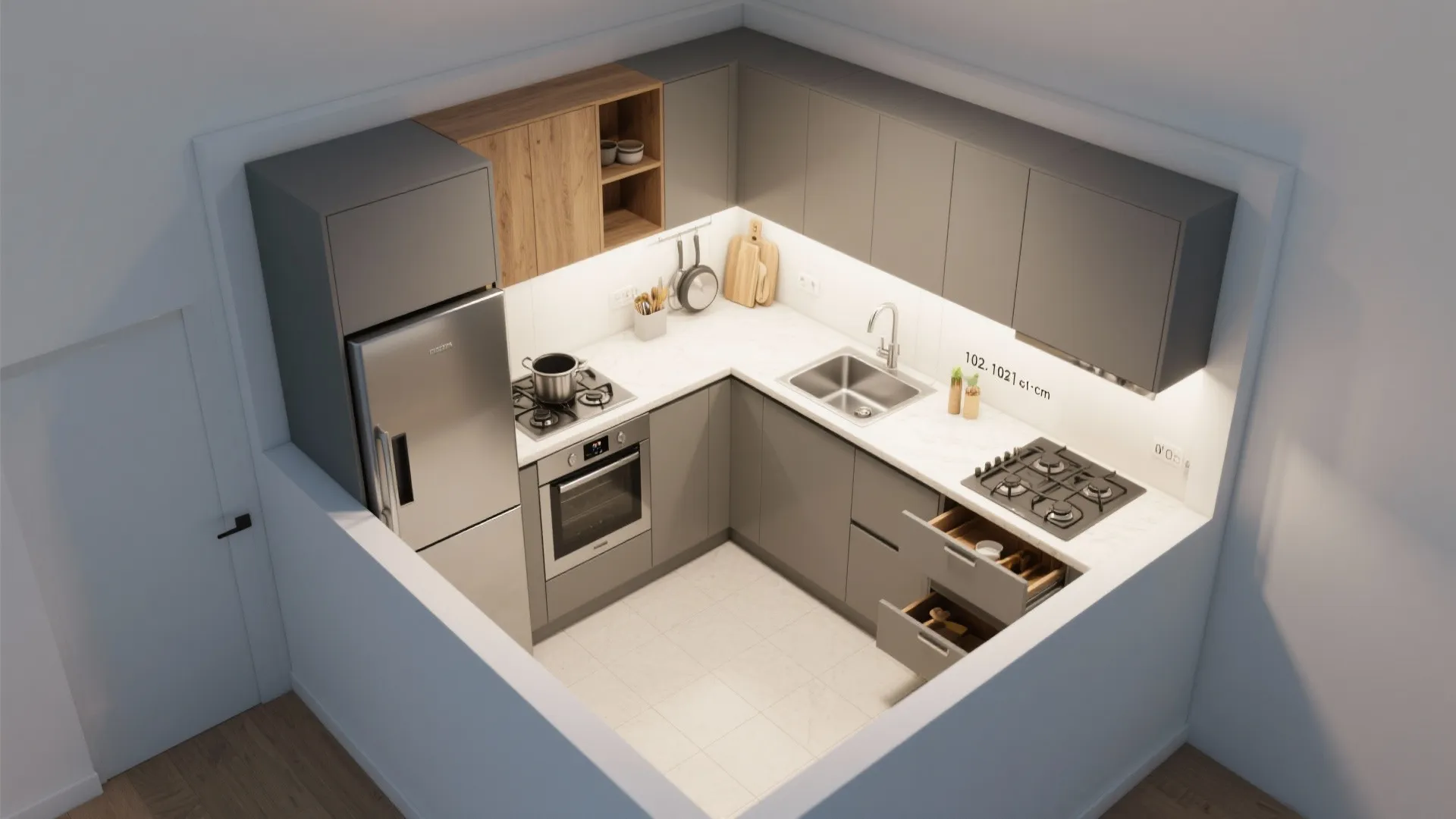 Smarter L-Shaped Layouts for Tiny Kitchens
