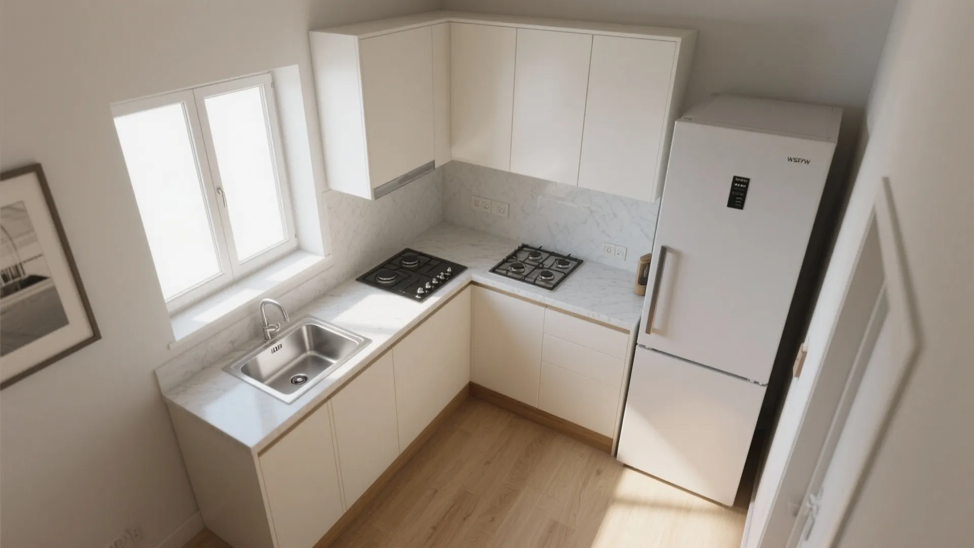 L-Shaped Kitchen Layout to Unlock Prep Space