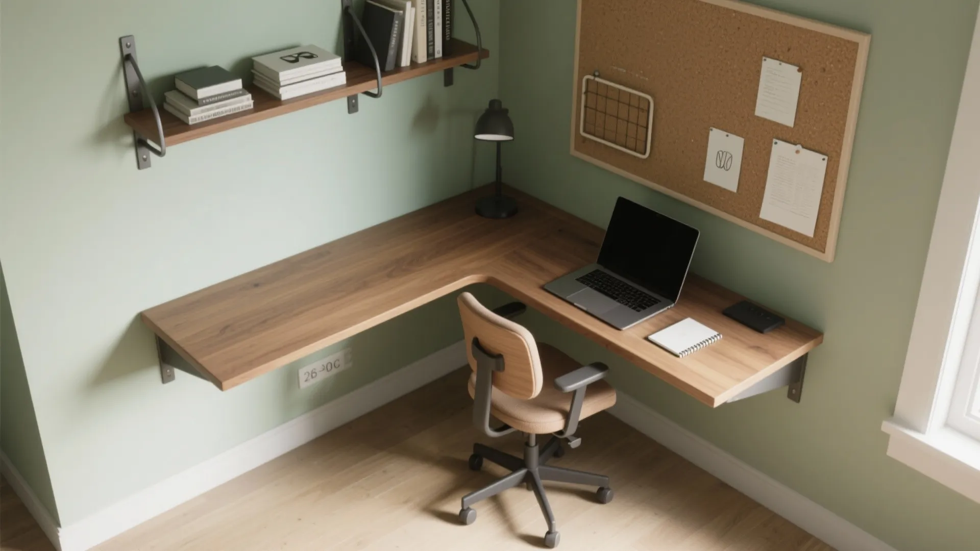 L-shaped micro layout: more surface, less footprint