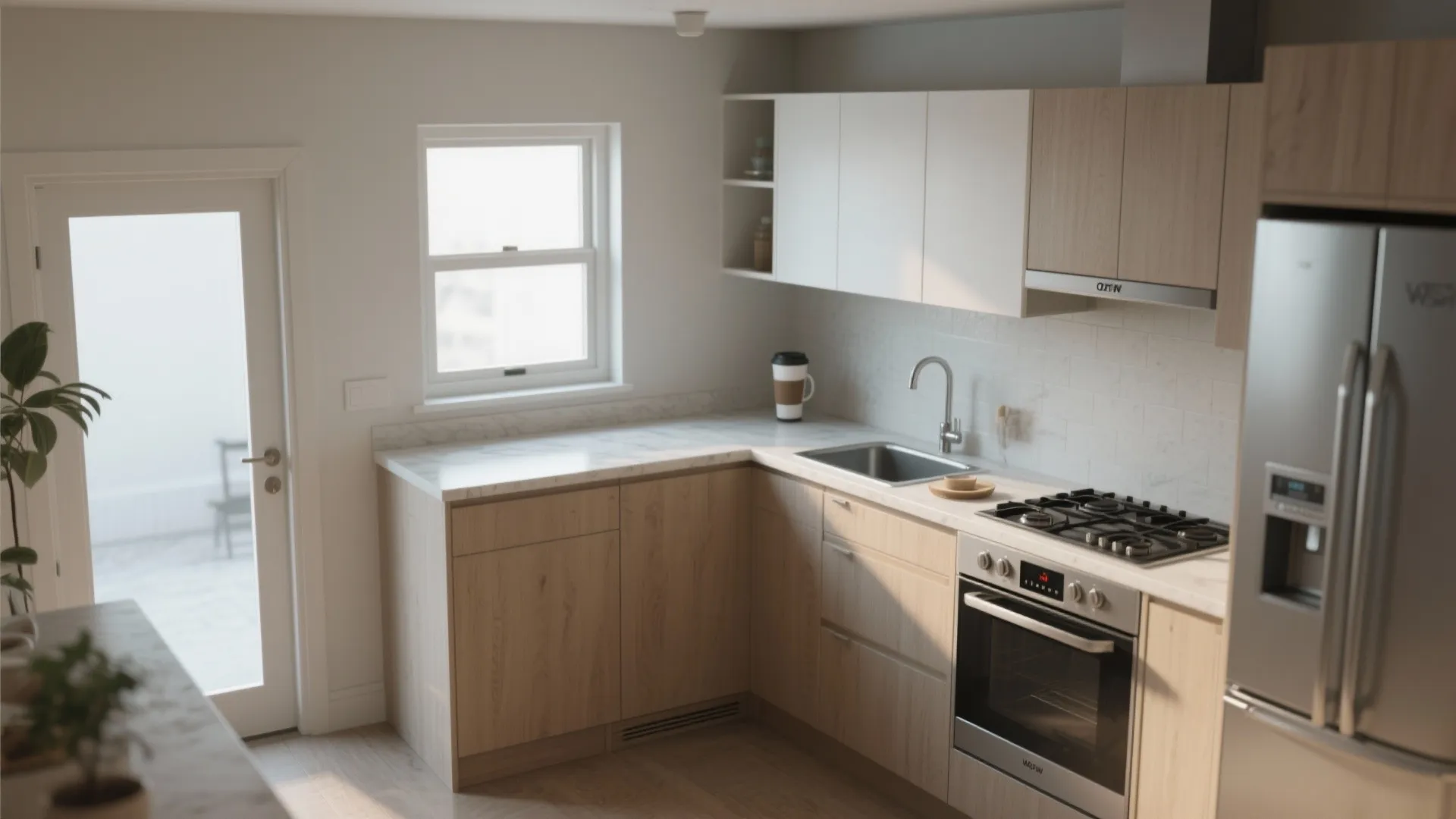 L-Shaped Layout to Unlock Counter Space