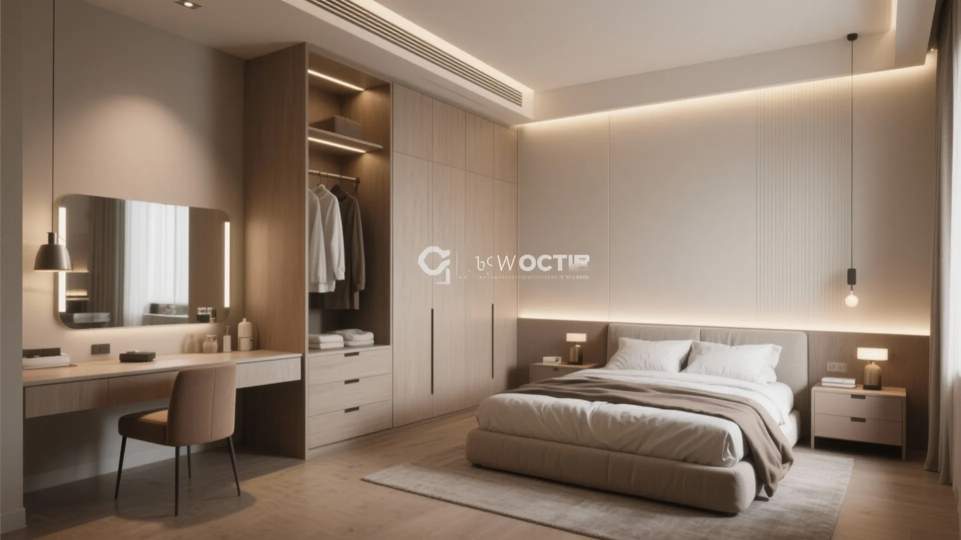 5. L-Shaped Furniture Placement for Walk-Through Flow