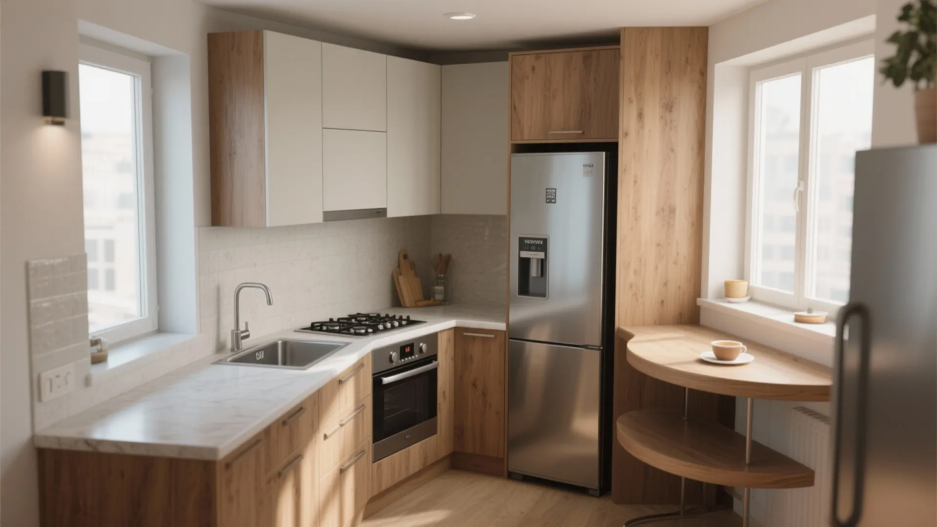 L-Shaped Layout to Maximize Counters