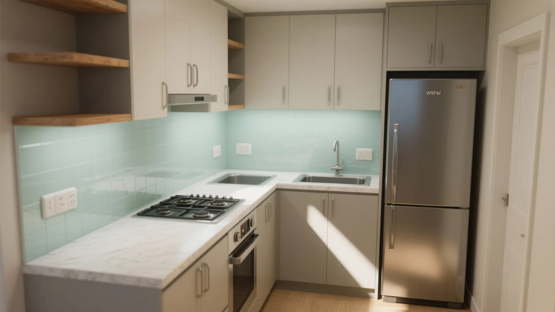 L-Shaped Layout to Unlock Counter Space