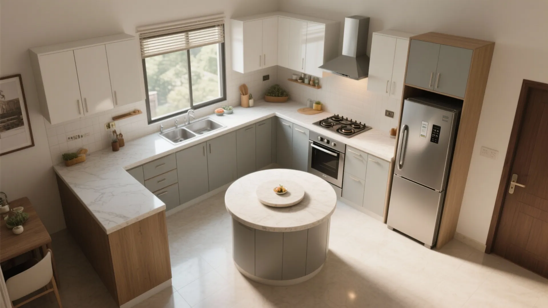 L-Shaped Layout to Unlock More Counter Space