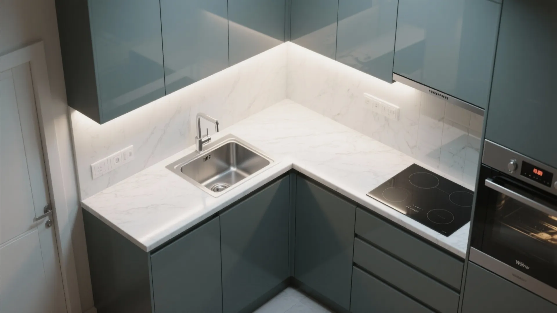 L-Shaped Layout to Unlock Counter Space