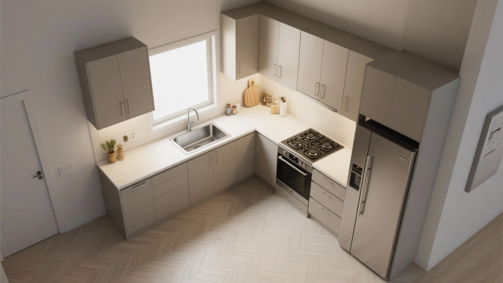 Go L-Shaped to Free Counter Space