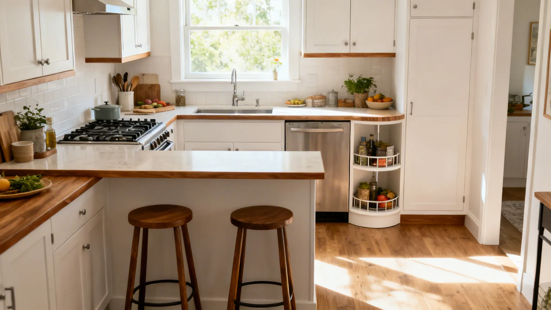 L-Shaped Layouts that Max Out Counter Runs