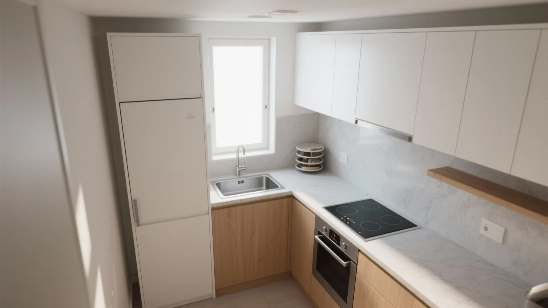 L-Shaped Layout to Unlock Counter Space