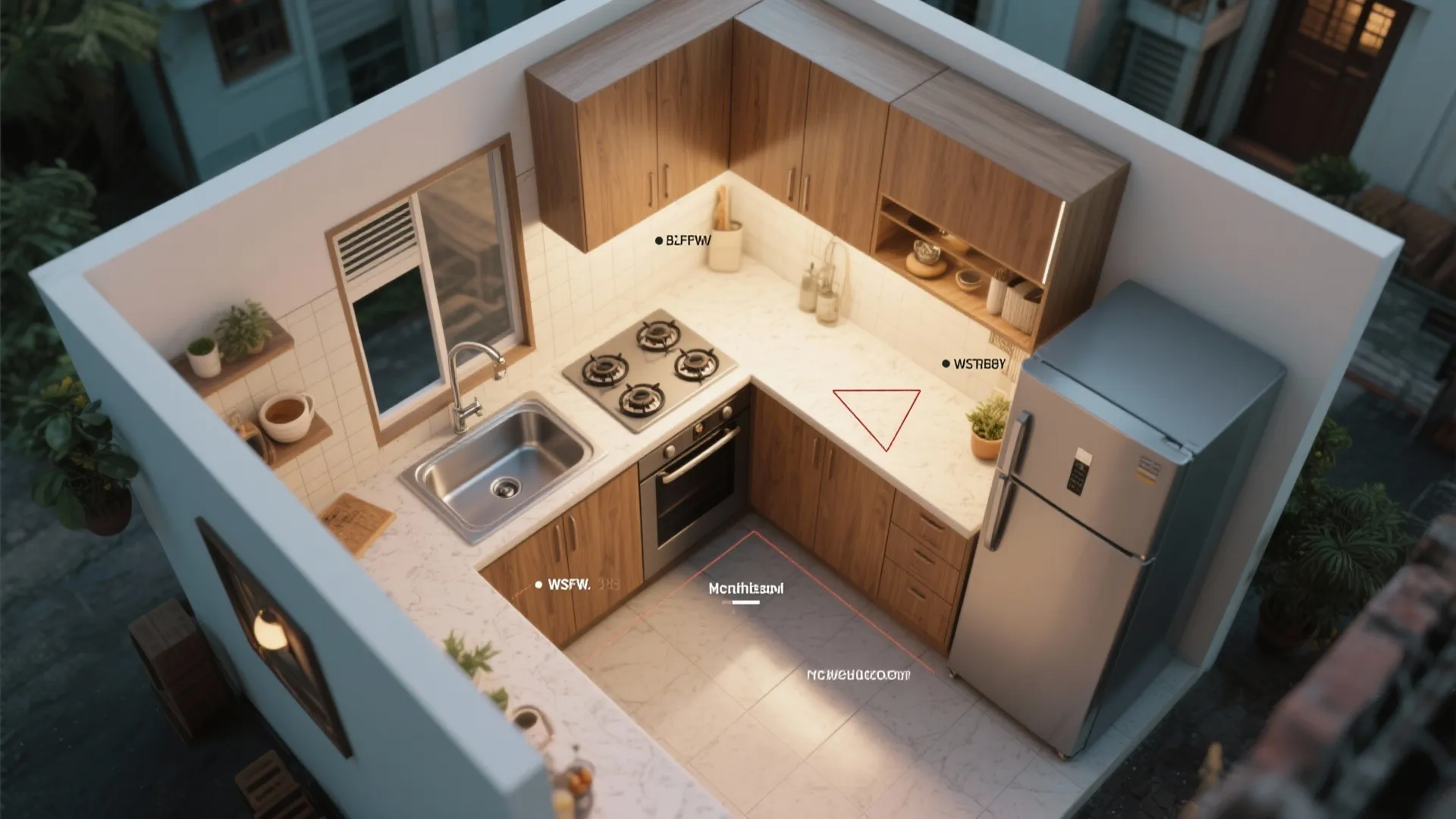 L-Shaped Layout to Unlock More Counter Space