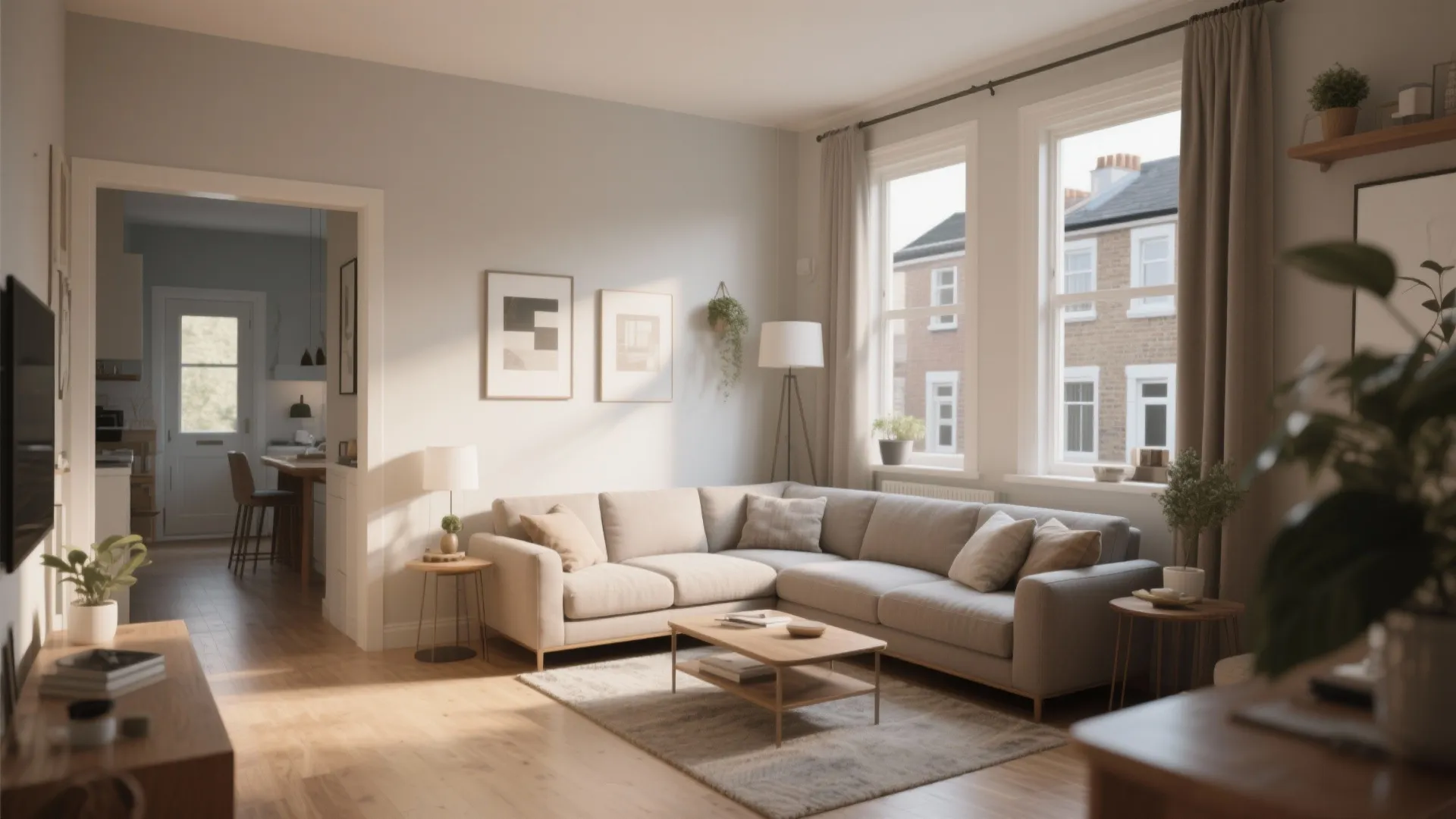 4. L-Shaped Layout for Furniture