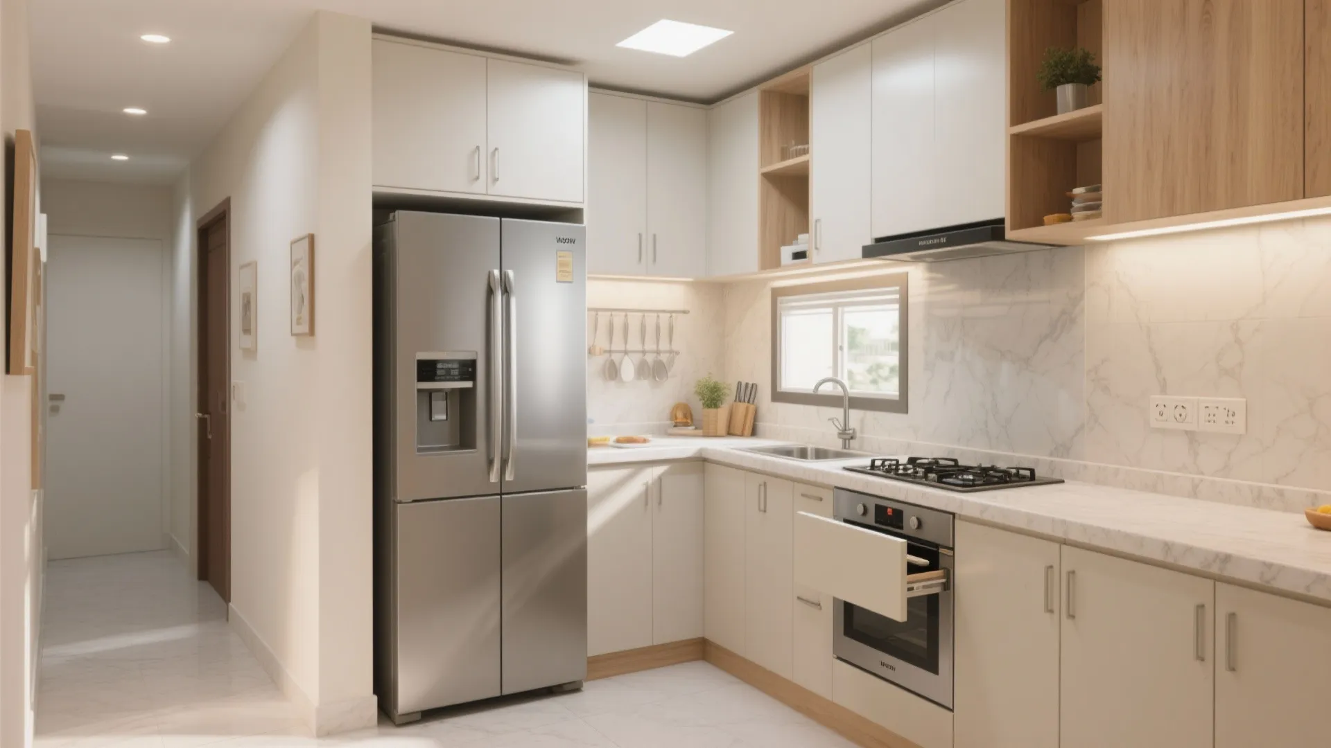 L-Shaped Kitchen Layout