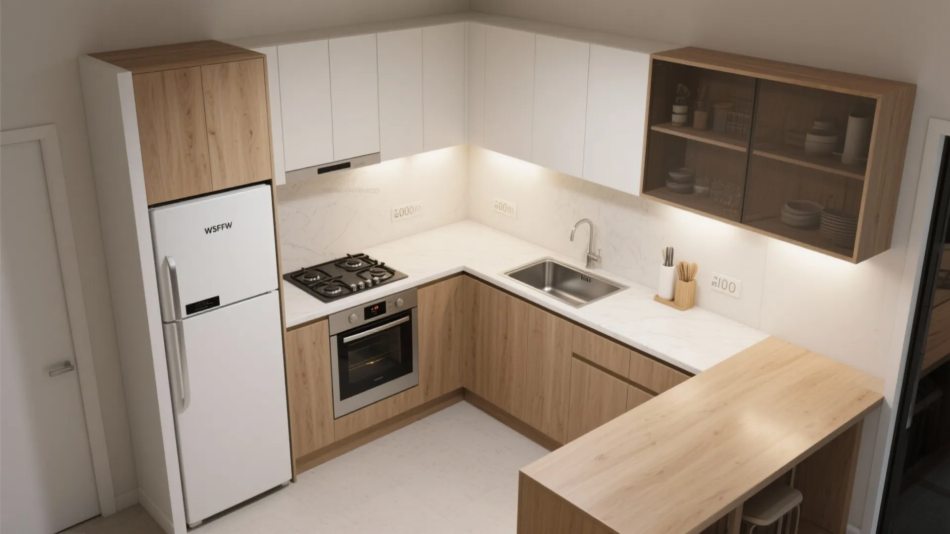 L-Shaped Layouts That Free More Counter Space