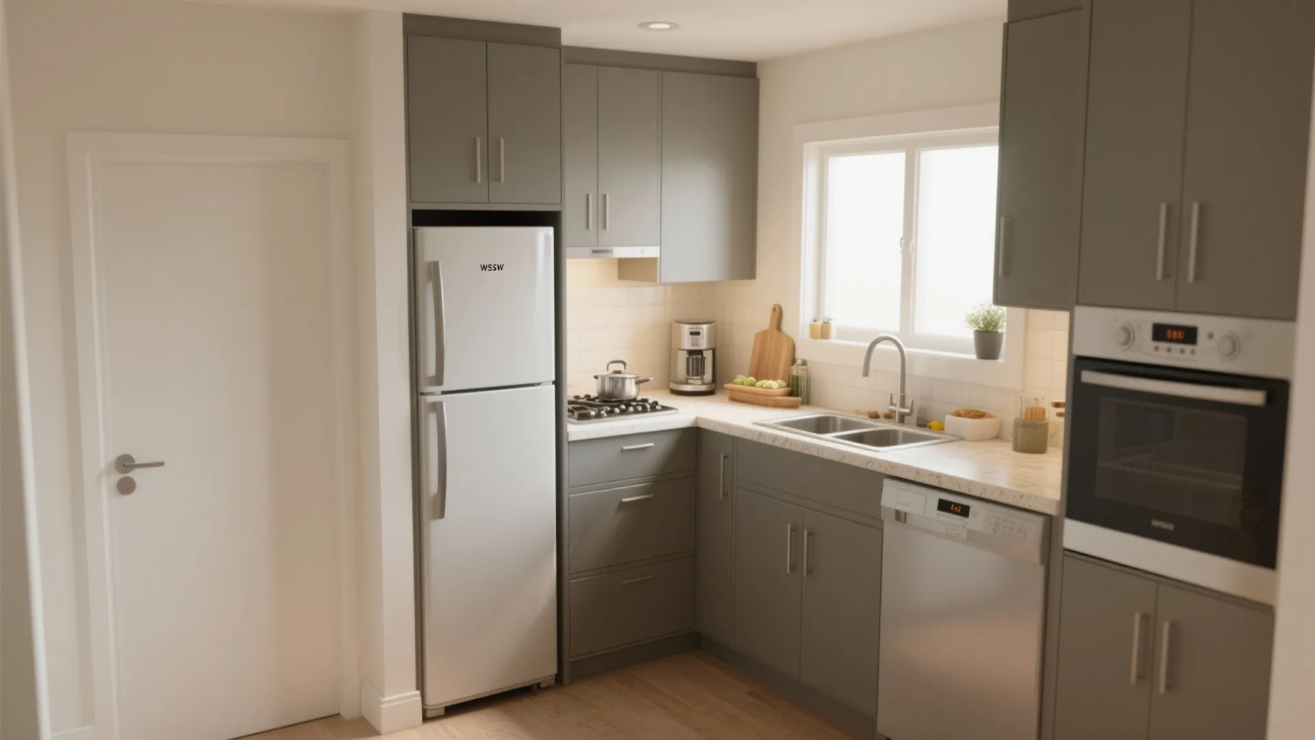 L-Shaped Layout to Unlock Counter Space