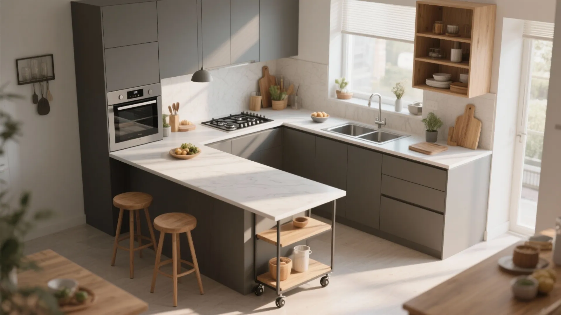 L-Shaped Layouts That Unlock Counter Space