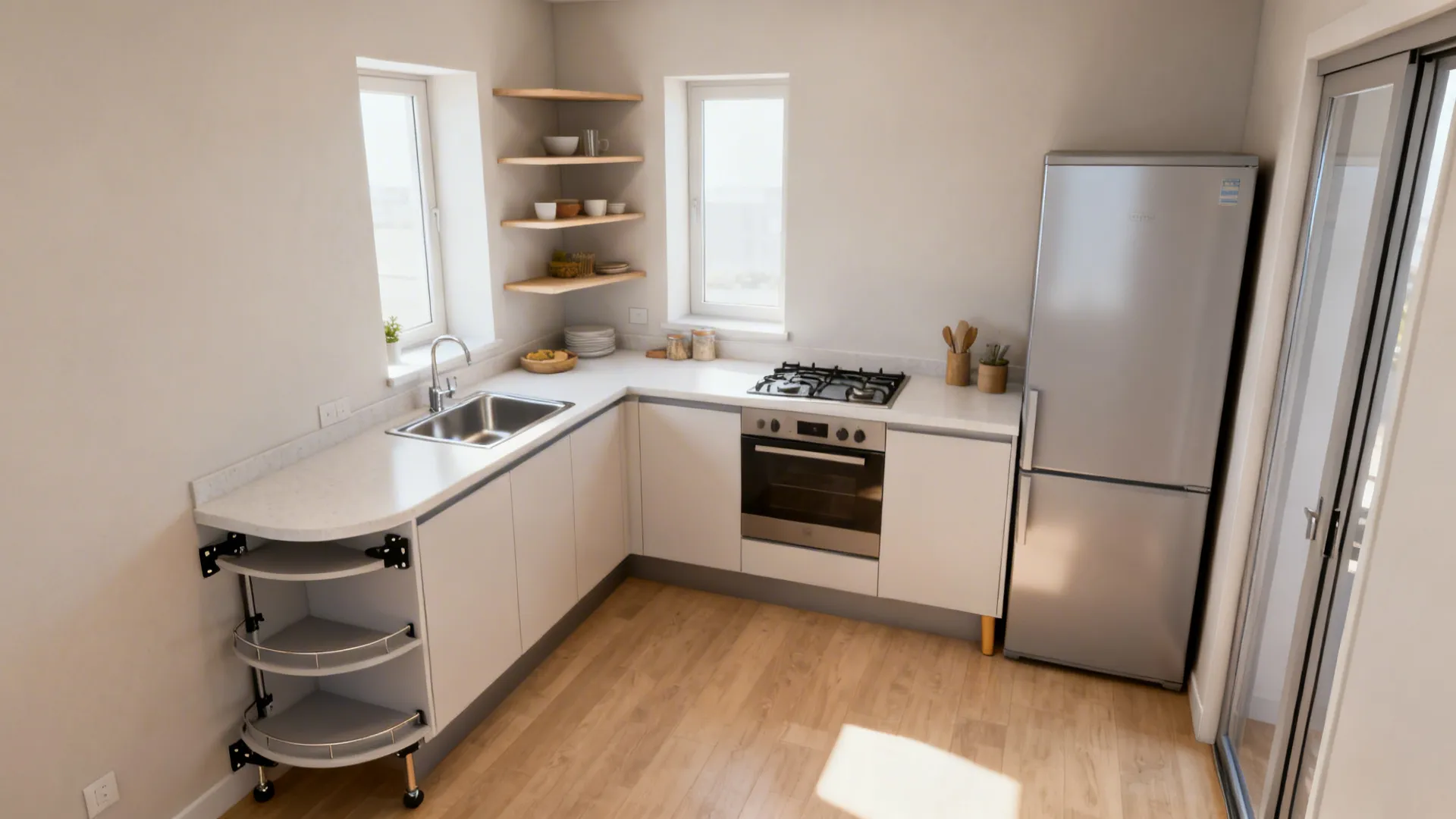 L-Shaped Layout for Counter Freedom