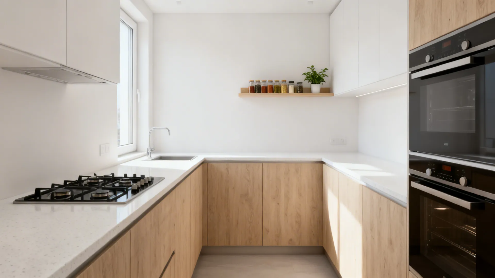 L-Shaped Layouts That Free Counter Space