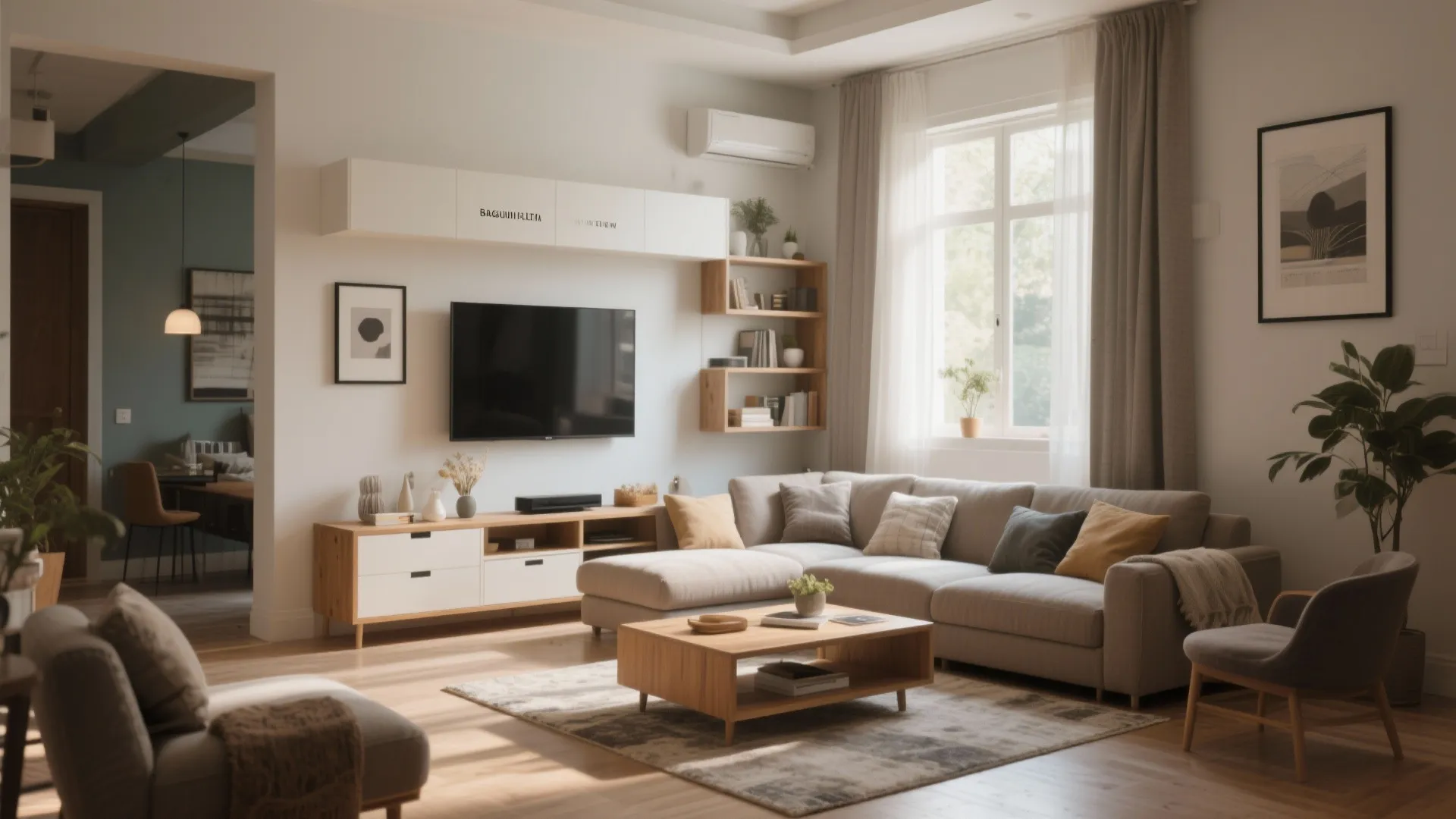 L-Shaped Living Room Layout