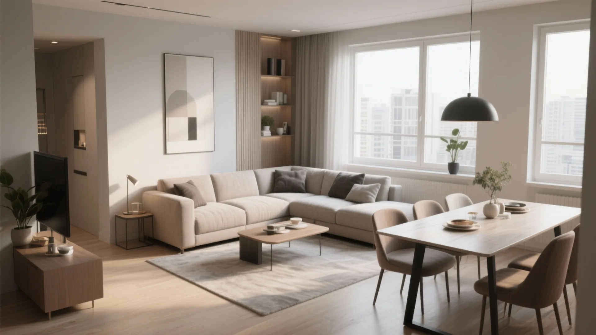 3. L-Shaped Arrangement