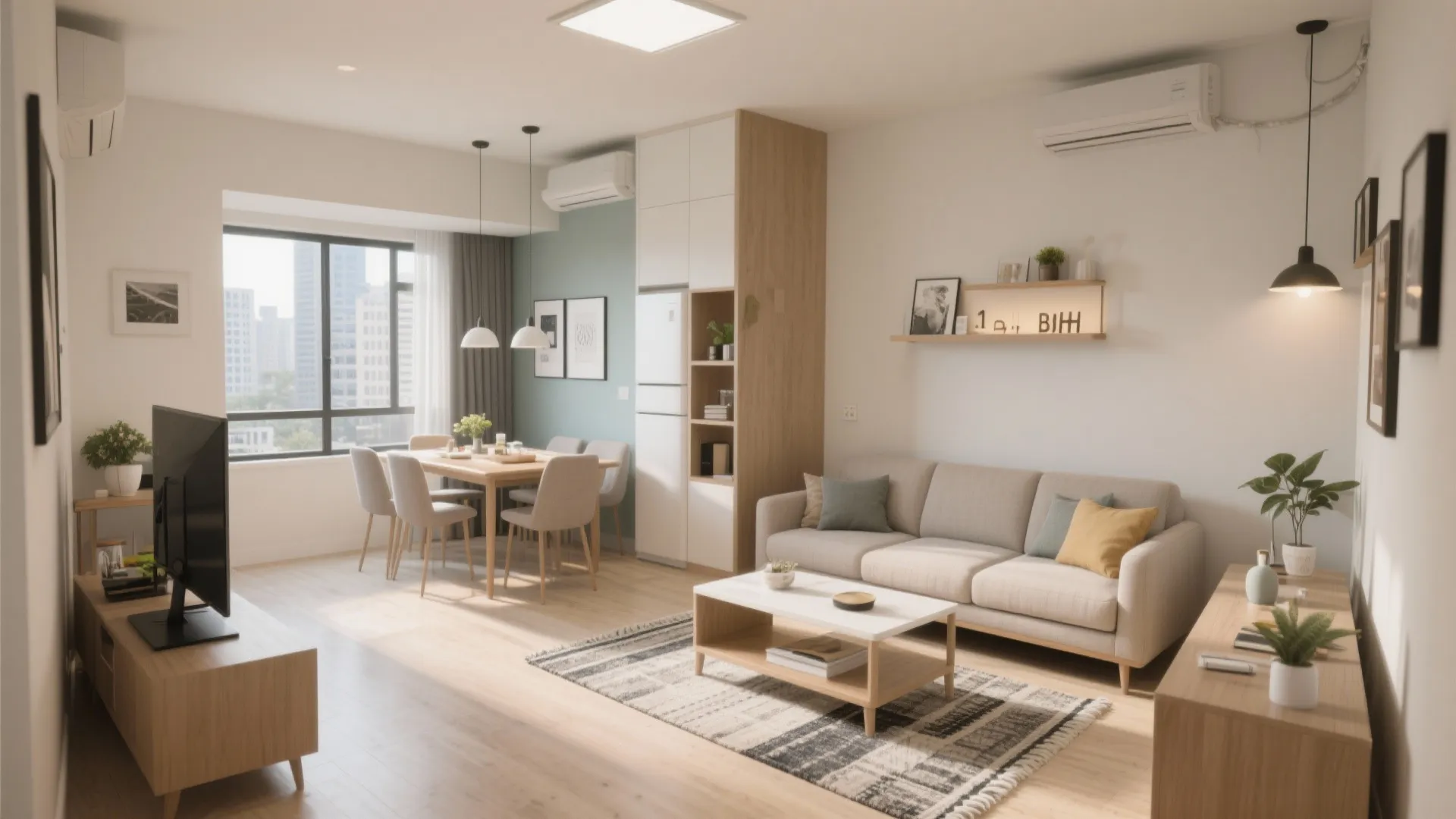 L-Shaped Living-Dining Layout