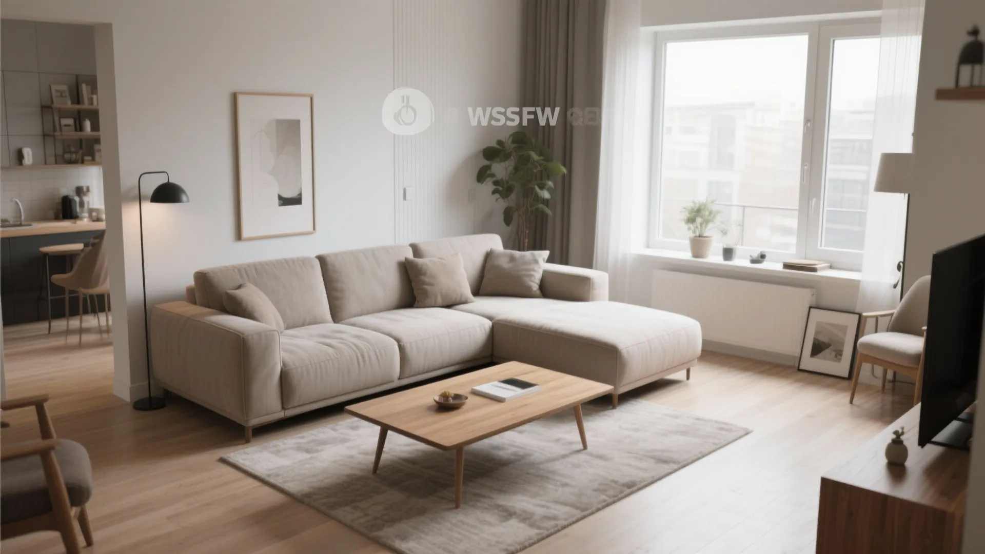 4. L-Shaped Layout to Open Floor Space