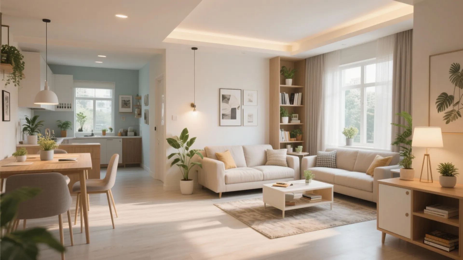 L-Shaped Living Room Layout