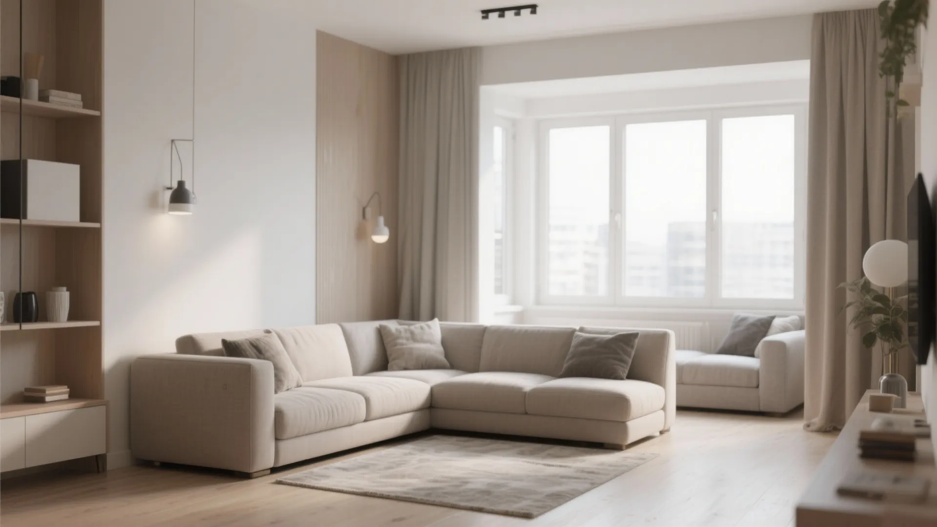 L-Shaped Living Room Layout