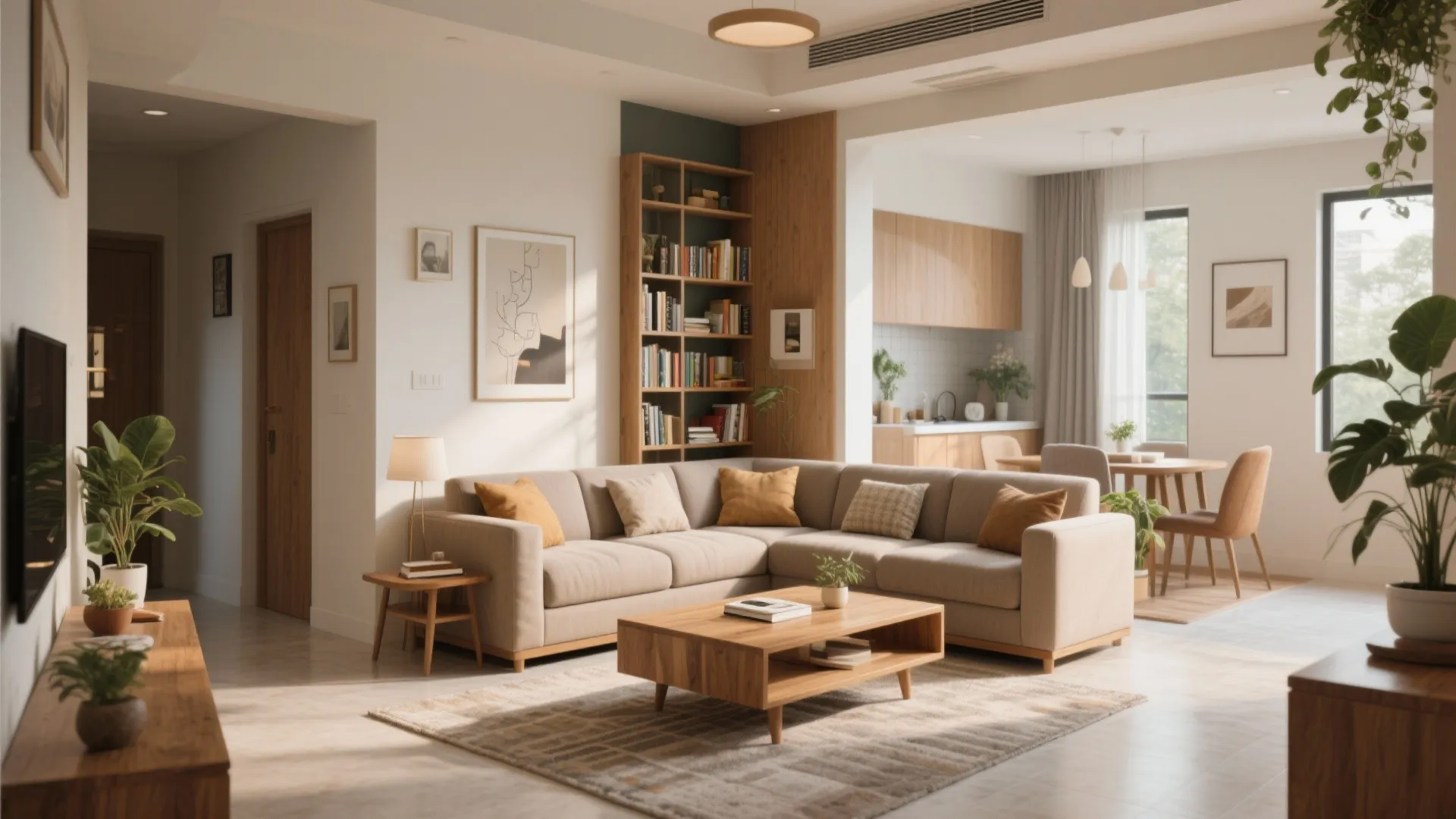 L-shaped Living Room Layout