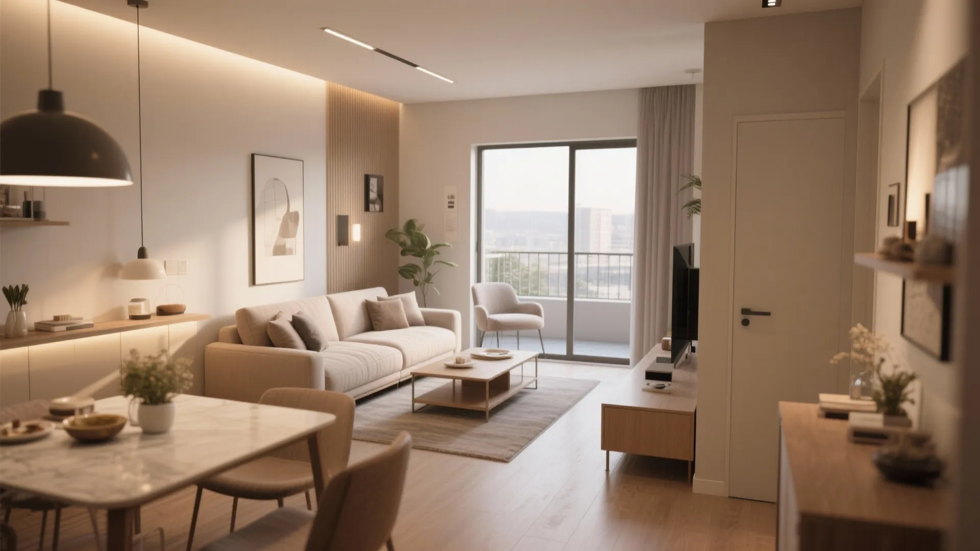 L-Shaped Living Room Layout