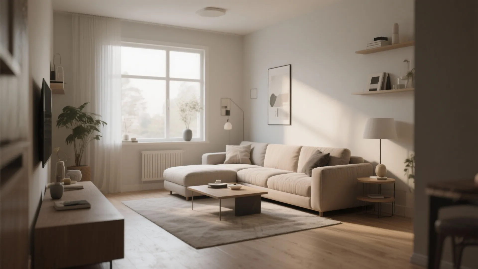 L-Shaped Furniture Layout