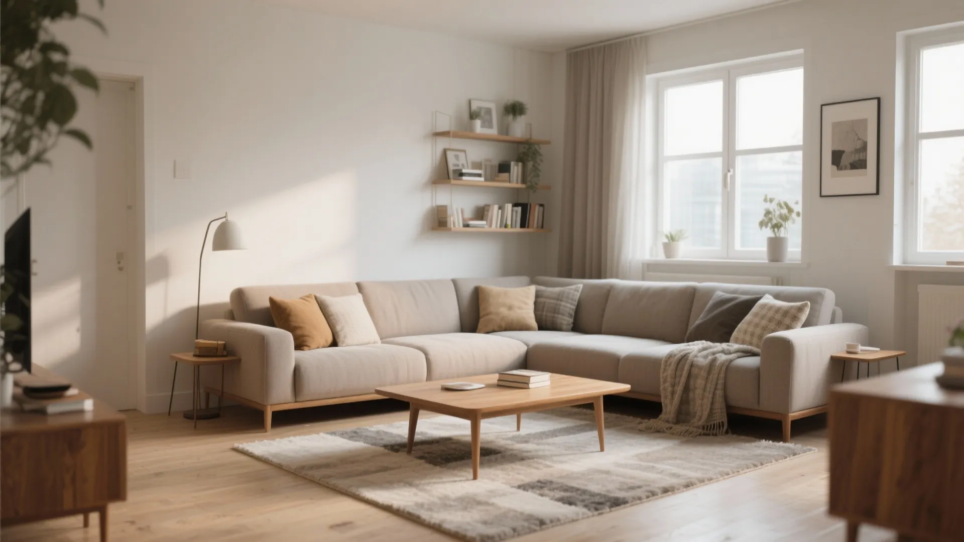 L-shaped Living Room Layout