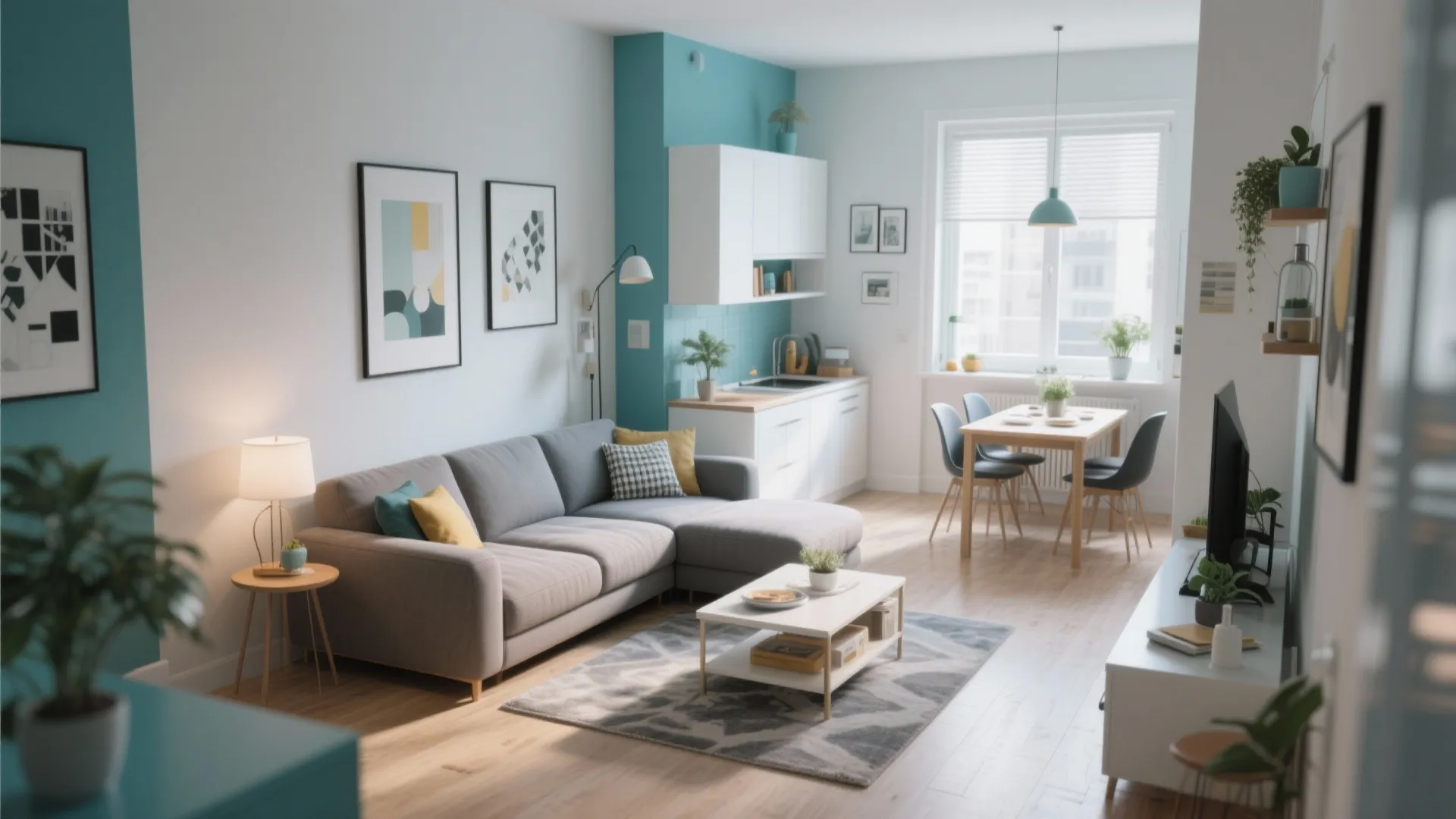 6. L-shaped Layout for Maximum Space Use