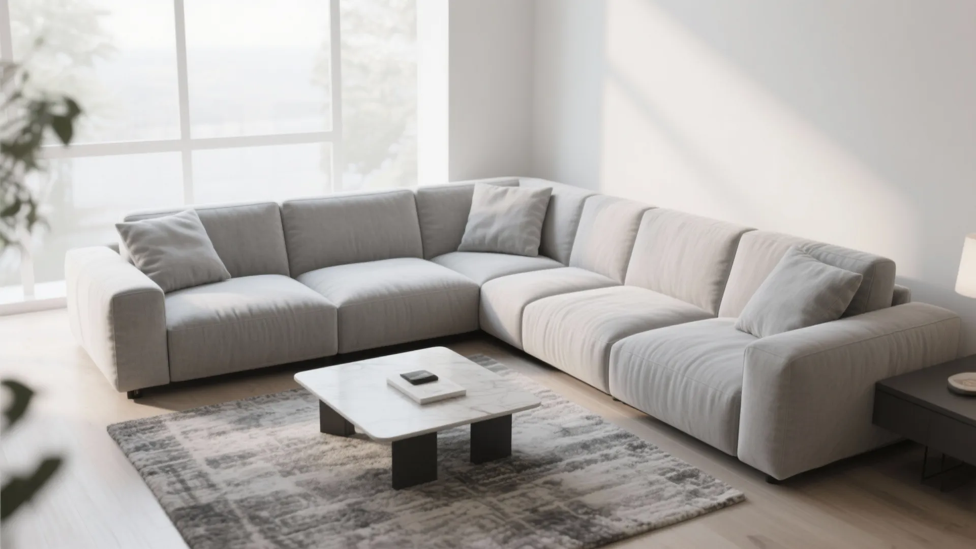 6. L-shaped Modular Sofa