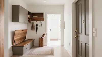Modern Entryway Design with Smart Storage Solutions