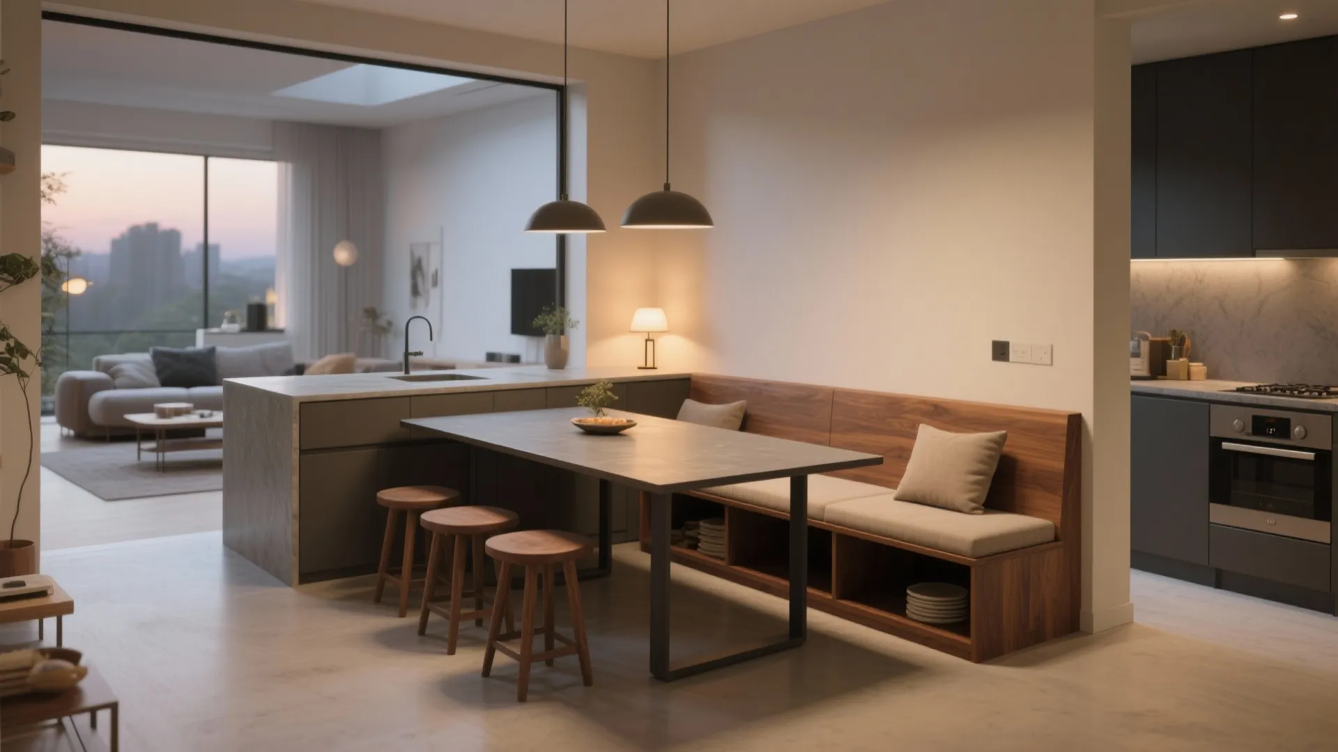 L-Shaped Nook Arrangement