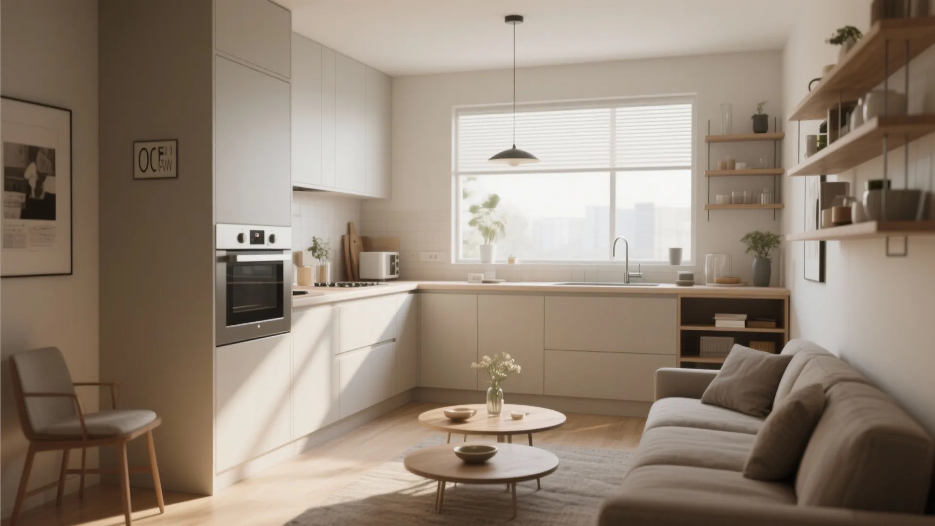 3. L-Shaped Layout for More Counter Space