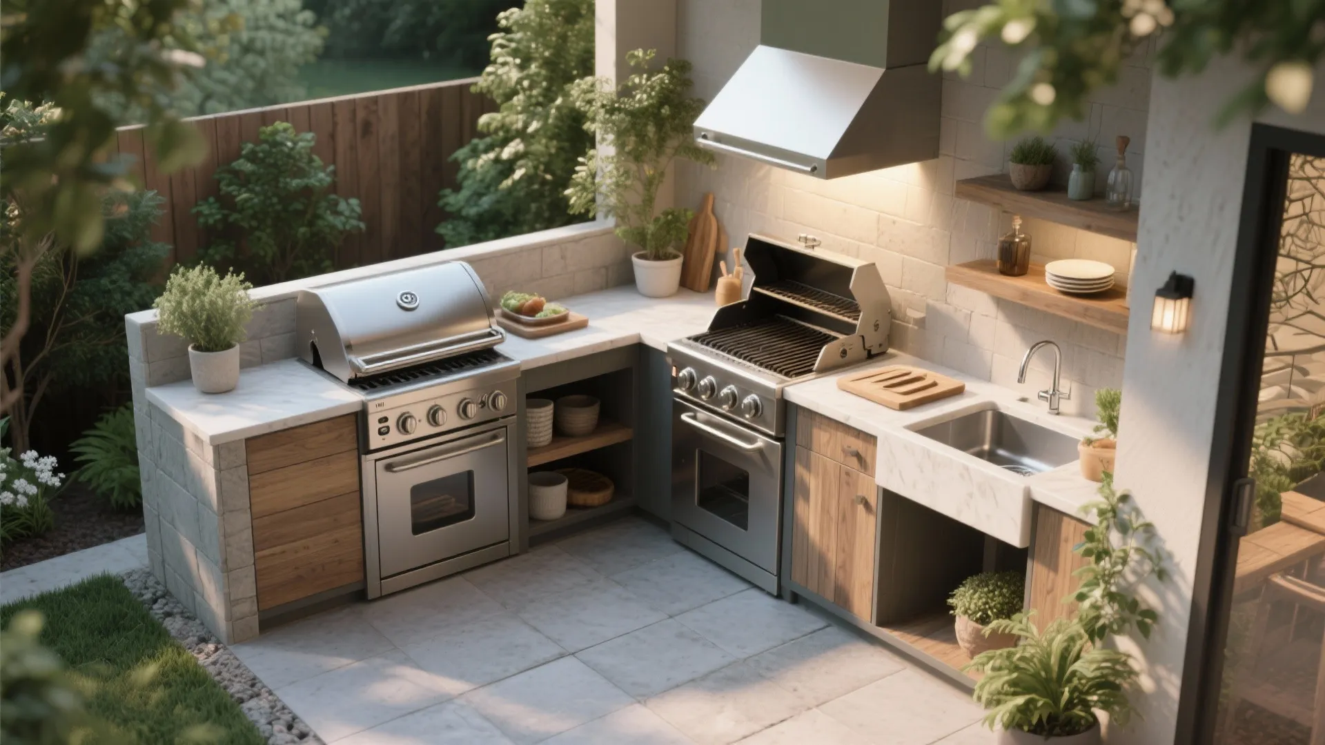 1. Compact L-Shaped Layout