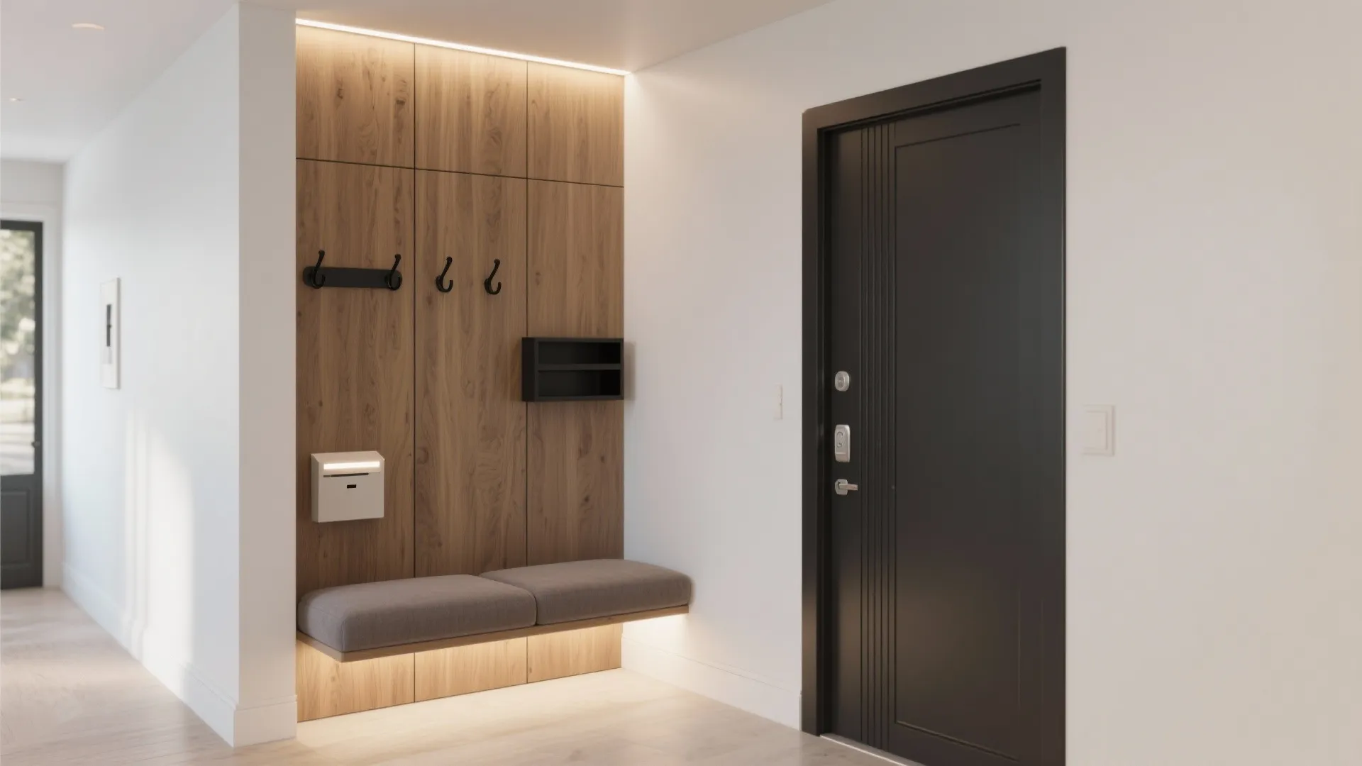 L-Shaped Hall Panel to Unlock Corners