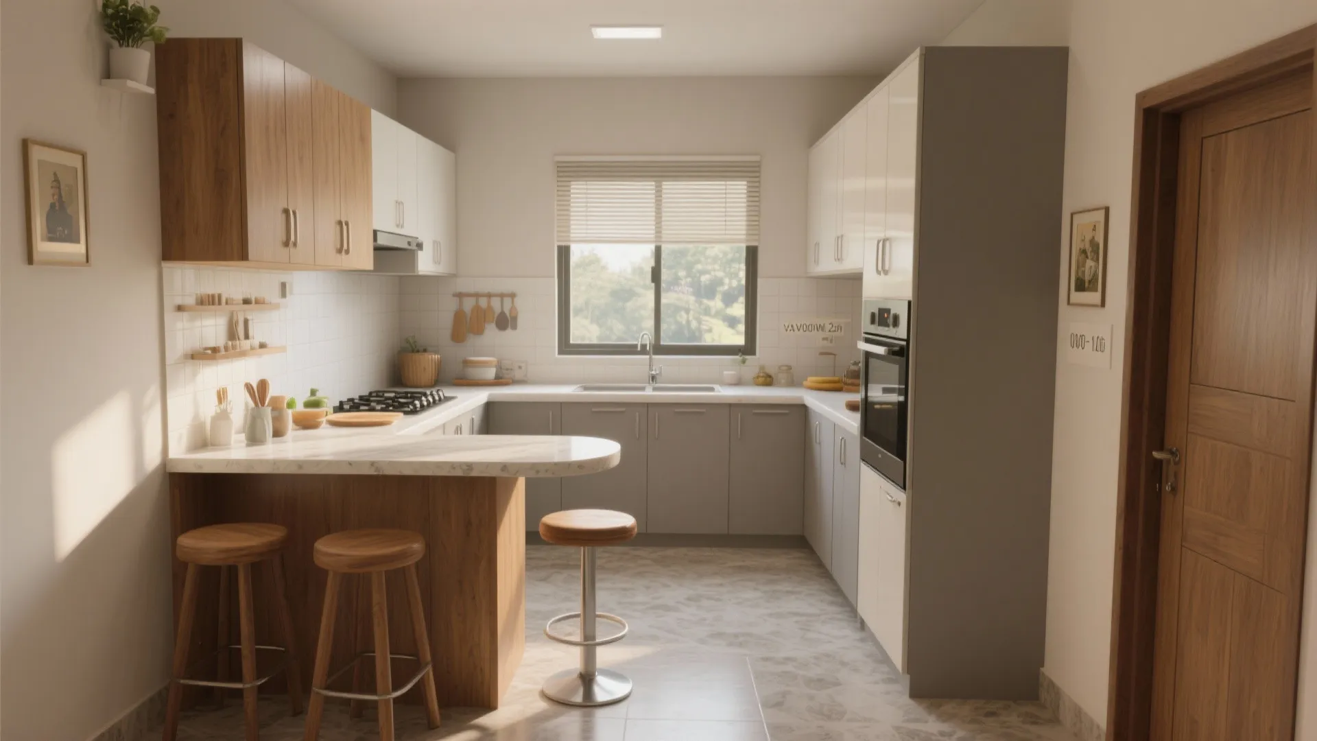 L-Shaped Compact Layout with Peninsula