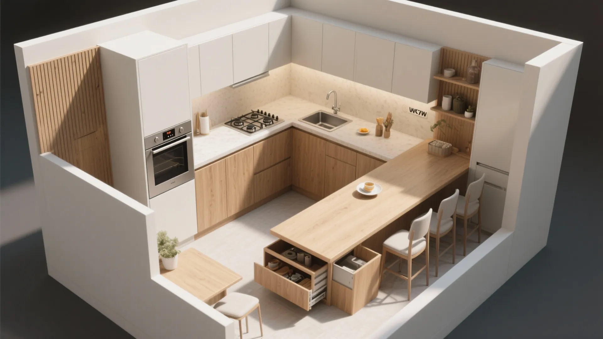 L-Shaped Compact Layout